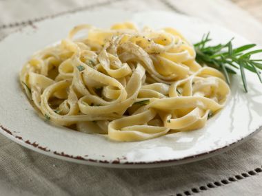 Tagliatelle s citronem a tymiánem