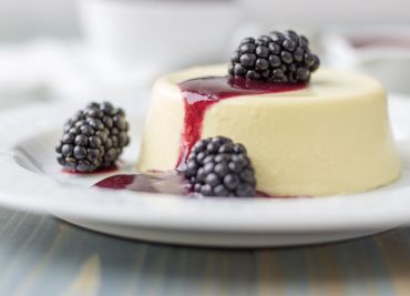 Panna cotta s ostružinami