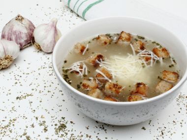Recept Masová česnečka