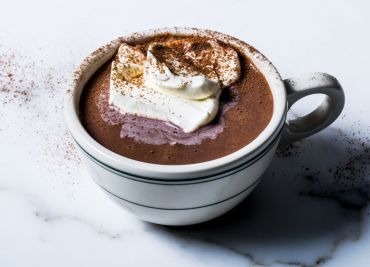 Domácí horká čokoláda s vanilkou