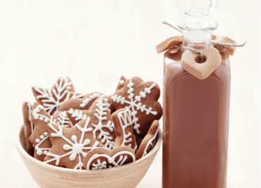 Vánoční skořicovo-čokoládový likér